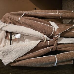 Brown Shearling Coat